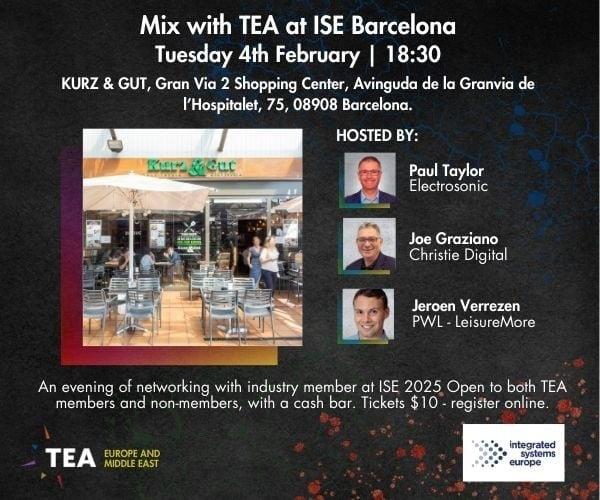 thumbnails Mix with the TEA at ISE 2025 | Europe & Middle East